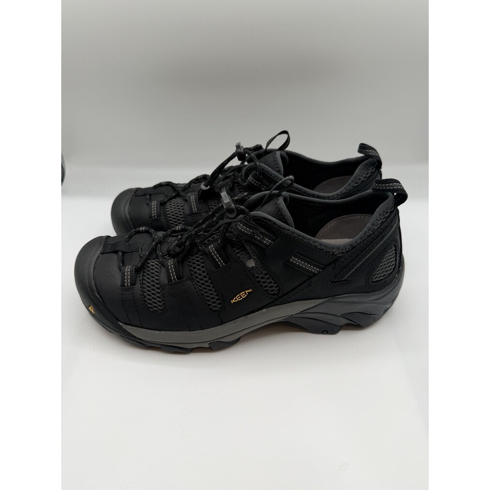 KEEN Atlanta Cool Steel Toe Work Shoes,Men's 10.5 EE,(X-WIDE),Black,EH Rated,NIB - Picture 5 of 16